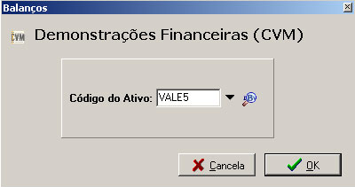 Demonstra&ccedil;&otilde;es Financeiras