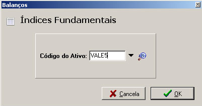 &Iacute;ndices Fundamentais