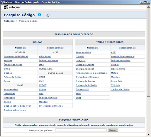 Pesquisa C&oacute;digo