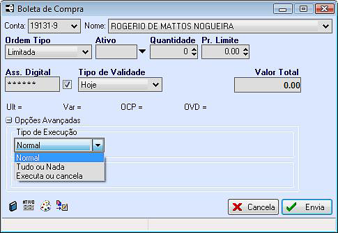 Boleta com Op&ccedil;&otilde;es Avan&ccedil;adas